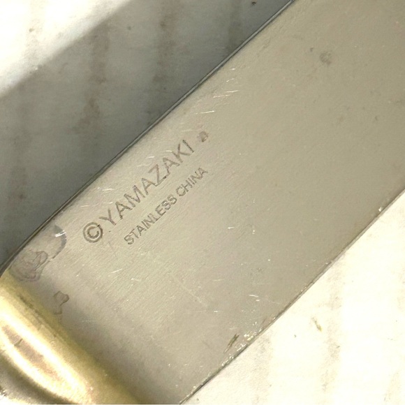 4 Piece Lot Yamazaki MEDIAN Stainless Butter / Dinner Knives - Picture 3 of 7